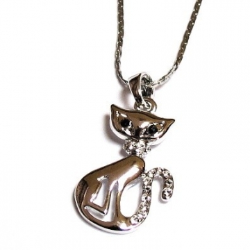 Náhrdelník KOČIČKA 30mm Swarovski Crystal