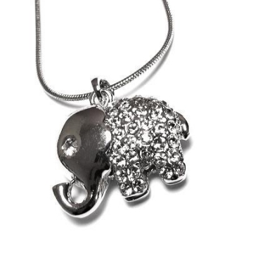 Náhrdelník Sloník baculatý Swarovski Crystal