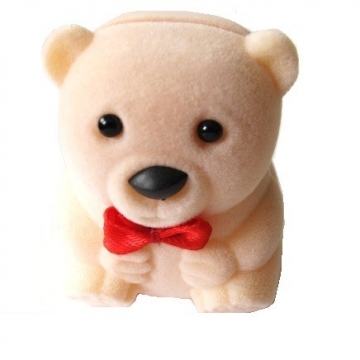 Dětské zlaté náušnice kytička s modrým zirkonem 0,80g  - přední zapínání