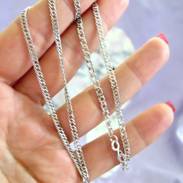 Stříbrný řetízek ROMBO 2,8mm 4,75g Rhodium UNISEX