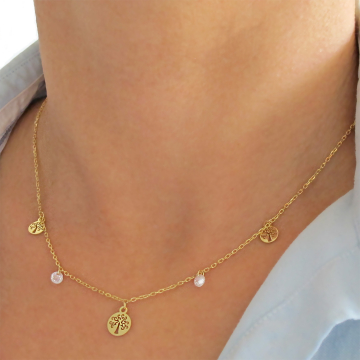 Zlacený dámský stříbrný...