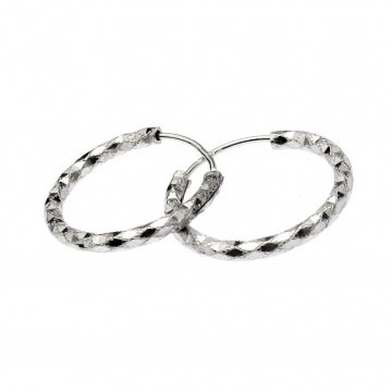 Stříbrné náušnice KROUŽKY...