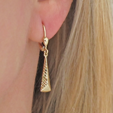 Dámské zlaté náušnice...