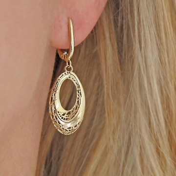 Dámské zlaté náušnice...