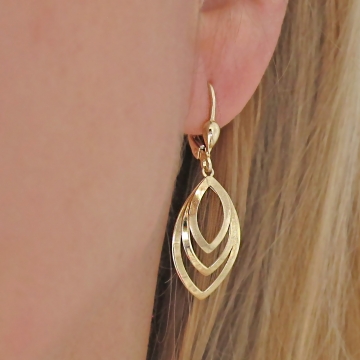 Dámské zlaté náušnice...